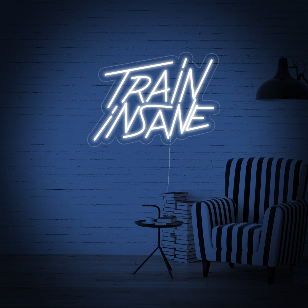 "Train Insane" Letreros Neon