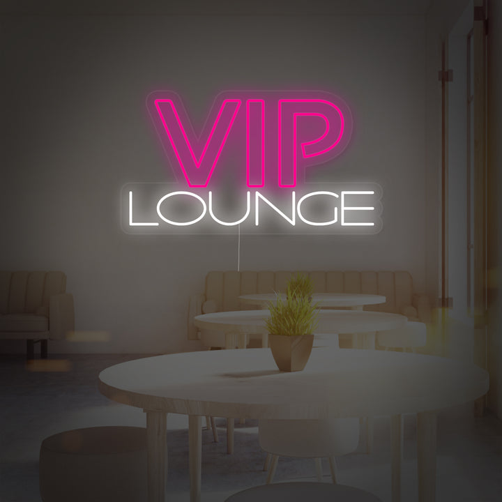 "Vip Lounge" Letreros Neon