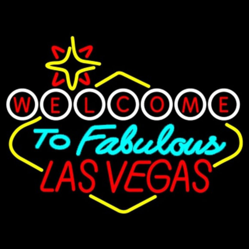 "Welcome To Las Vegas" Letreros Neon