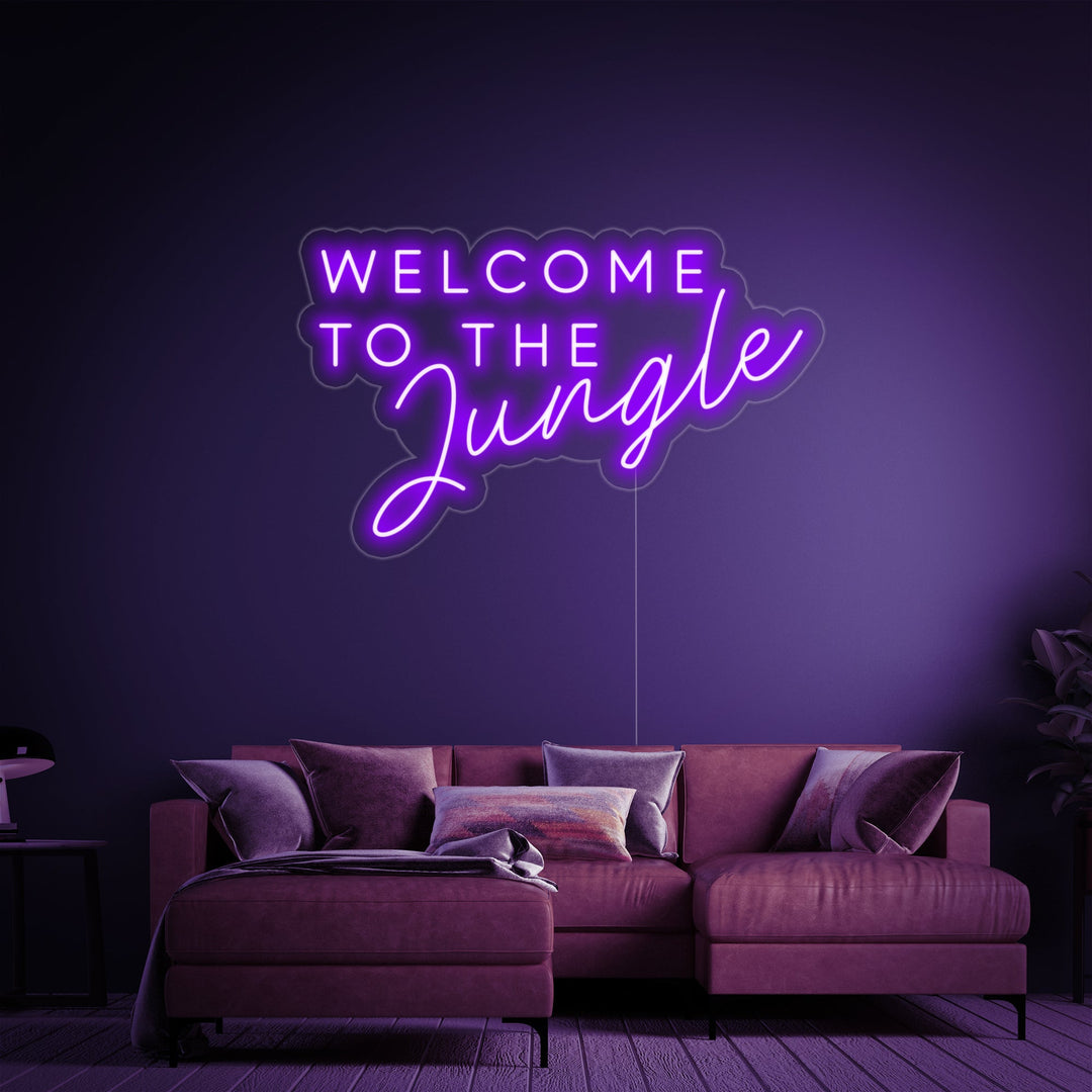 "Welcome to the Jungle" Letreros Neon