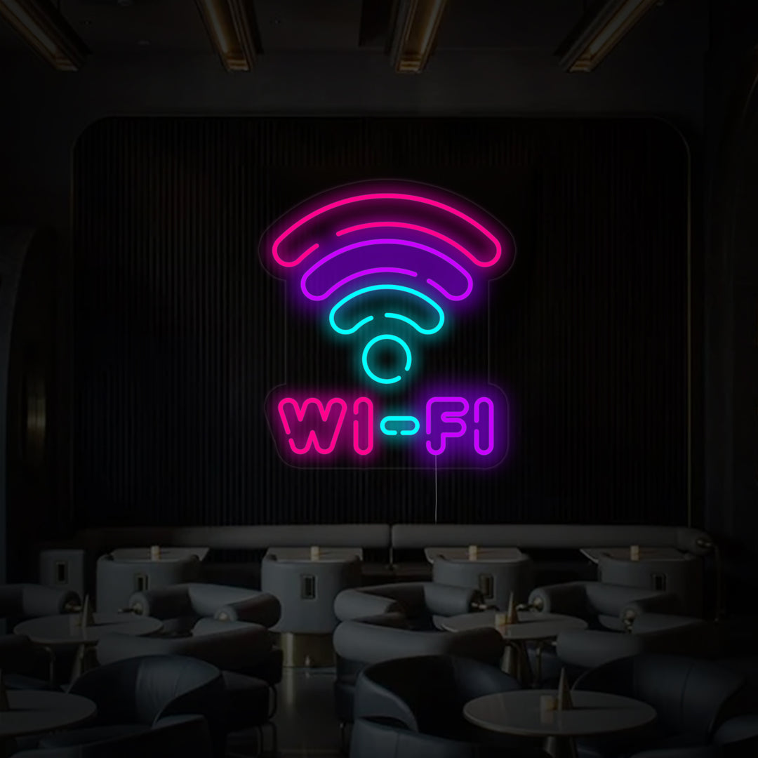 "Símbolo Wifi" Letreros Neon