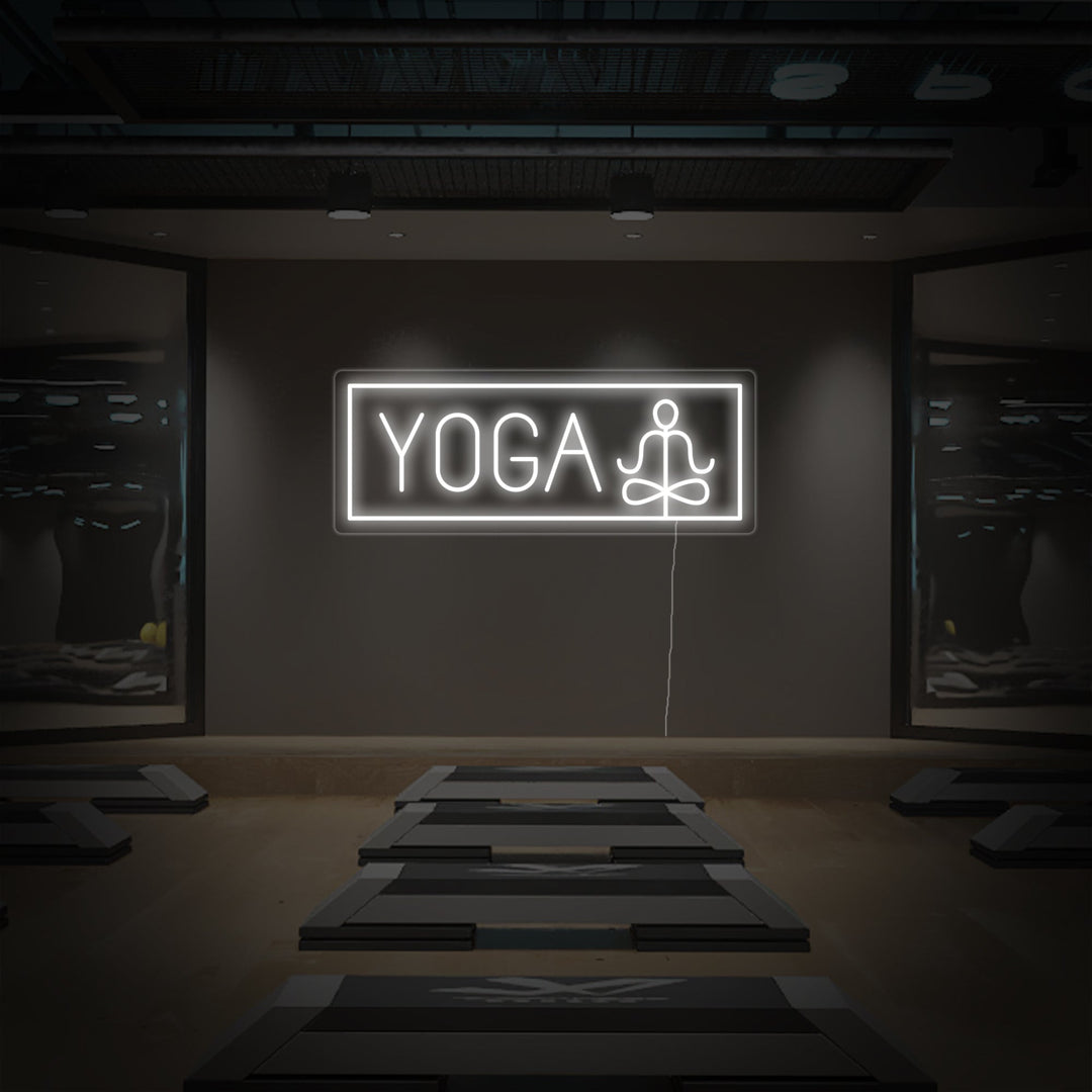 "Yoga, Meditación" Letreros Neon