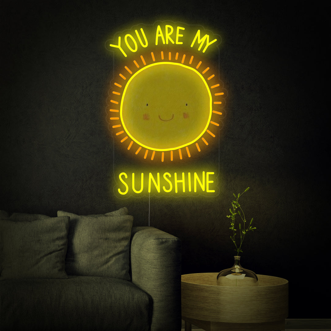 "You Are My Sunshine" Letreros Neon