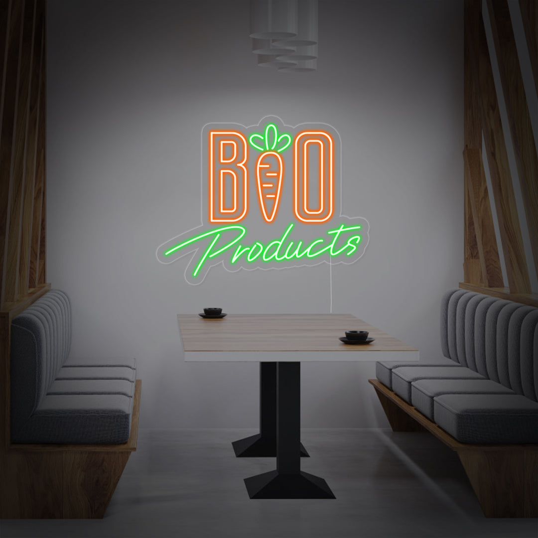 "Bio Products" Letreros Neon