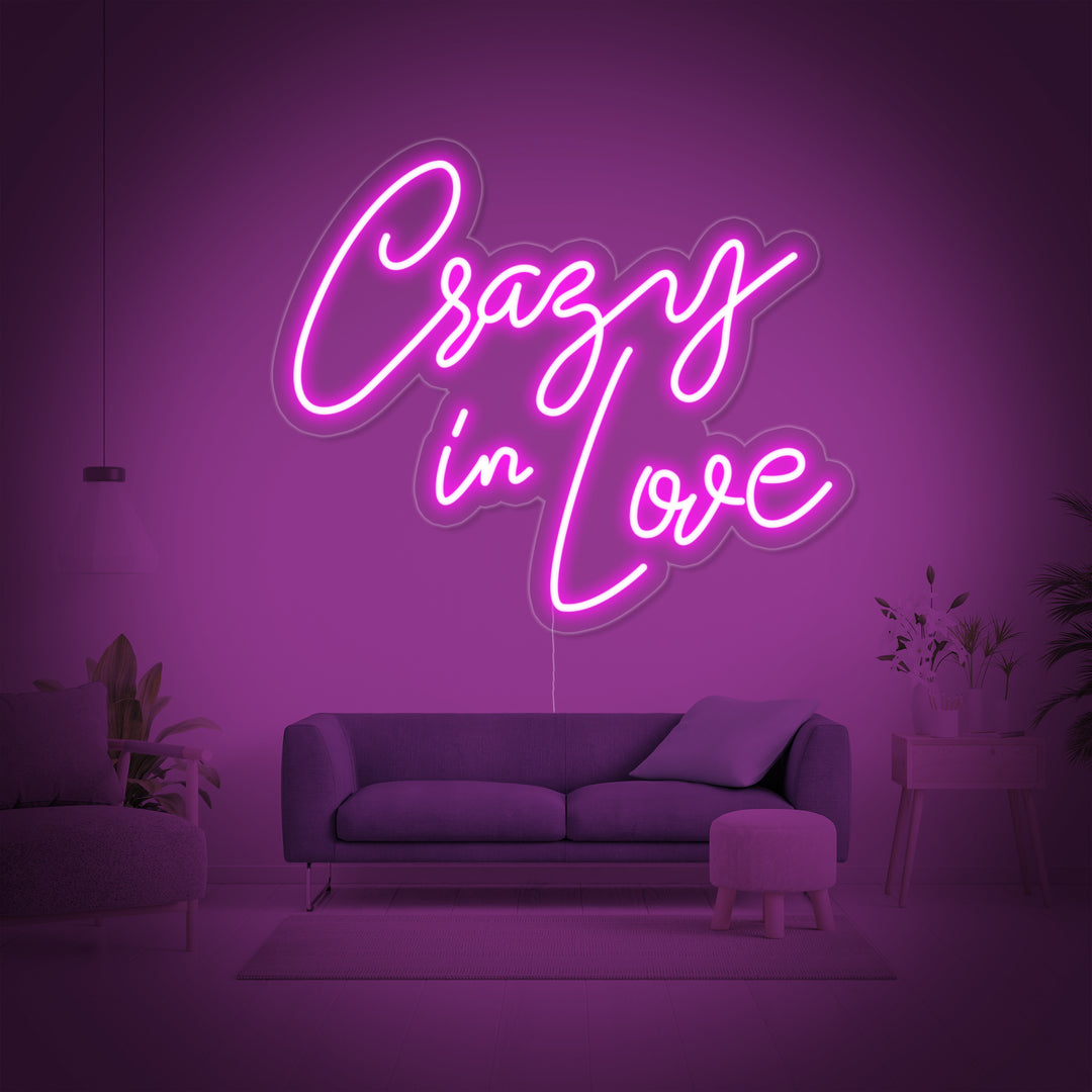 "Crazy In Love Neon" Letreros Neon