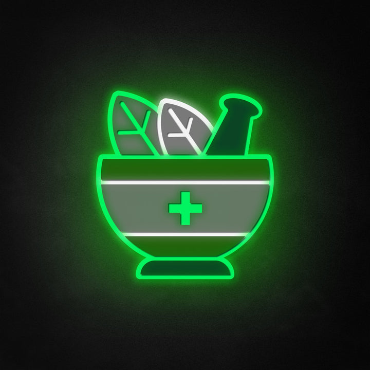 "Símbolo de farmacia médica" Neon Like
