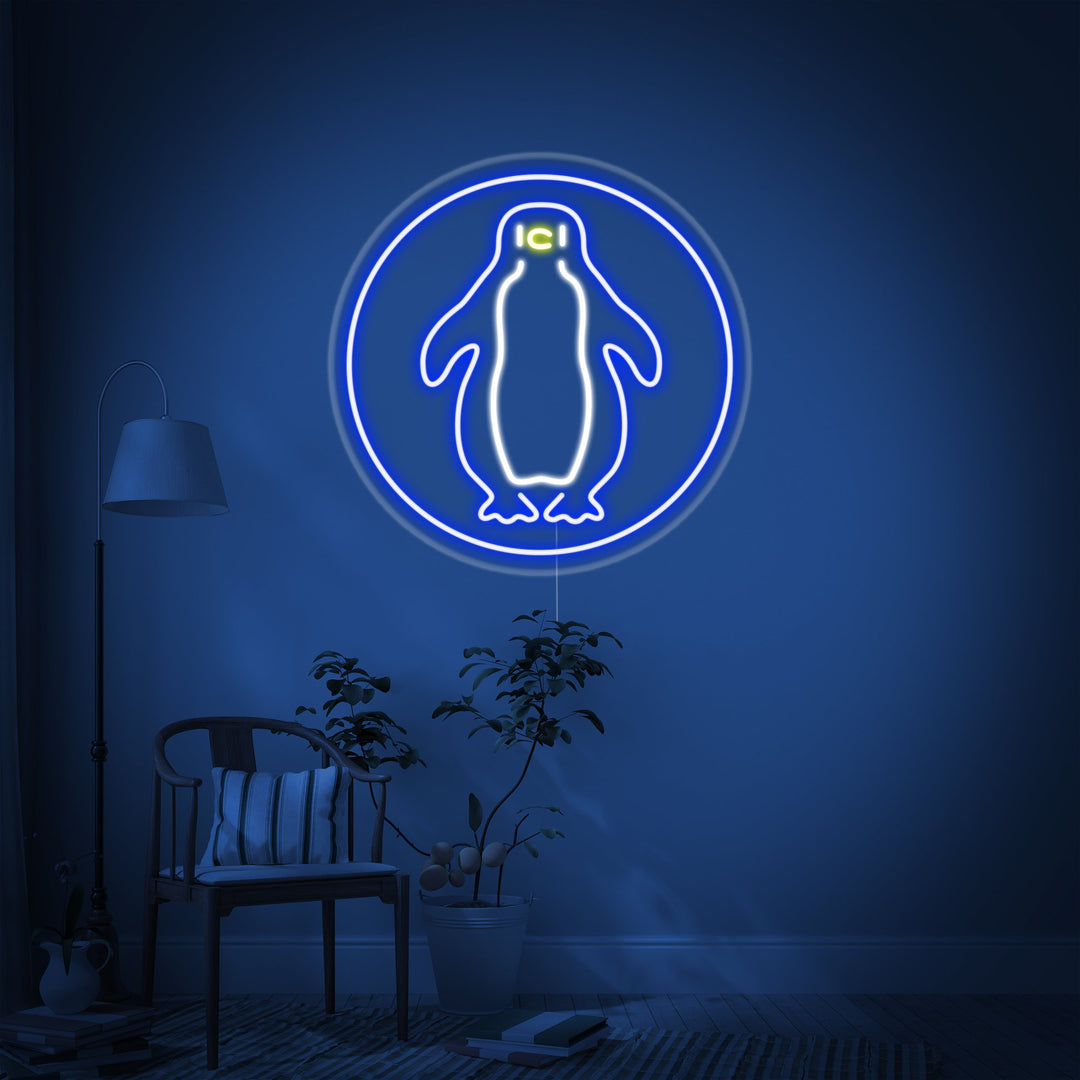 "Pingüino" Letreros Neon