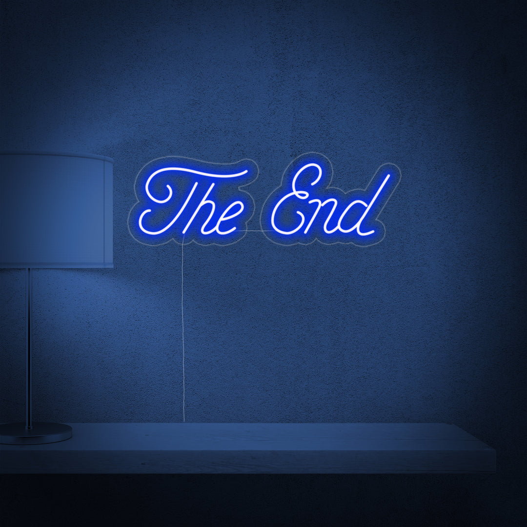 "The End" Letreros Neon
