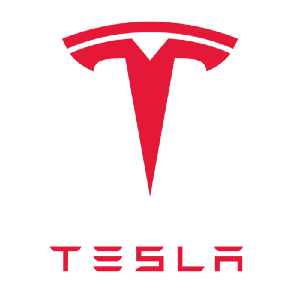 Tesla logo referencia para un signo de neón personalizado